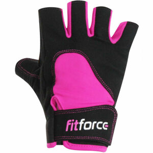Fitforce K8 Dámske fitness rukavice, ružová, veľkosť M
