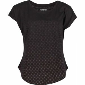 Fitforce LEESA Dámske tričko, čierna, veľkosť S
