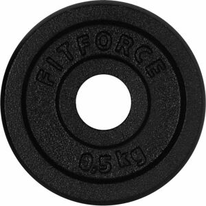 Fitforce NAKLADACÍ KOTÚČ 0,5KG ČIERNY Nakladací kotúč, čierna, veľkosť 0,5 KG