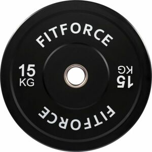 Fitforce PLRO 15 KG x 50 MM Nakladací kotúč, čierna, veľkosť