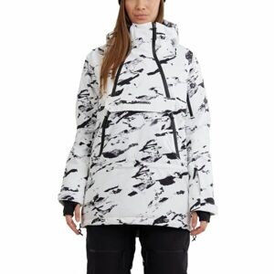 FUNDANGO HOOPER ANORAK Dámska lyžiarska/snowboardová bunda, biela, veľkosť XS
