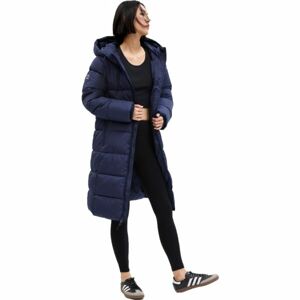 GAP MAXI LOGO Dámsky prešívaný kabát, tmavo modrá, veľkosť L