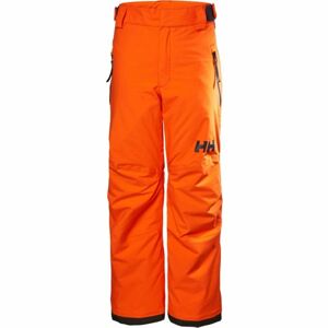 Helly Hansen JR LEGENDARY PANT Detské lyžiarske nohavice, oranžová, veľkosť 16