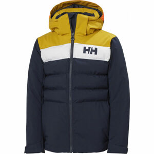 Helly Hansen JR CYCLONE JACKET Chlapčenská  lyžiarska bunda, tmavo modrá, veľkosť 10