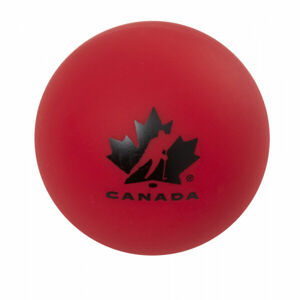 HOCKEY CANADA HOCKEY BALL HARD Hokejbalová loptička, červená, veľkosť os