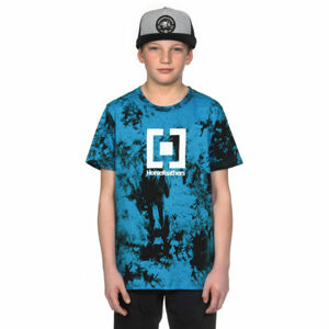 Horsefeathers BASE YOUTH T-SHIRT Chlapčenské tričko, modrá, veľkosť M