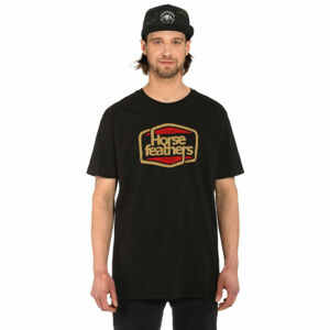 Horsefeathers CORNICK T-SHIRT Pánske tričko, čierna, veľkosť S