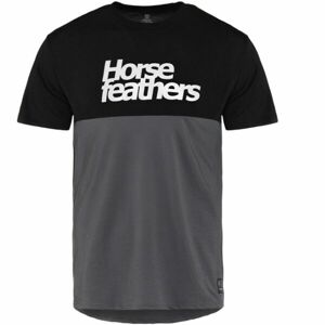 Horsefeathers FURY Pánske cyklistické tričko, sivá, veľkosť