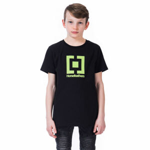 Horsefeathers BASE YOUTH T-SHIRT Chlapčenské tričko, čierna, veľkosť S