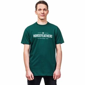 Horsefeathers MELWILL SS T-SHIRT Pánske tričko, tmavo zelená, veľkosť M