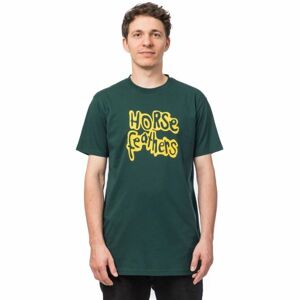 Horsefeathers ORIGINAL T-SHIRT Pánske tričko, tmavo zelená, veľkosť S