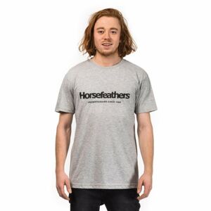 Horsefeathers QUARTER T-SHIRT Pánske tričko, sivá, veľkosť M