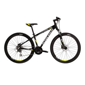 Horský bicykel Kross Hexagon 5.0 29" - model 2022 čierna/limetková/šedá - M (19'')