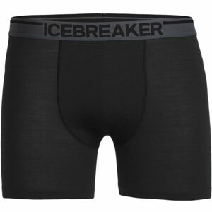 Icebreaker ANTOMICA BOXERS Pánske funkčné boxerky z Merina, čierna, veľkosť L