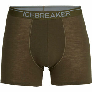 Icebreaker ANATOMICA BOXERES Pánske boxerky, tmavo zelená, veľkosť L