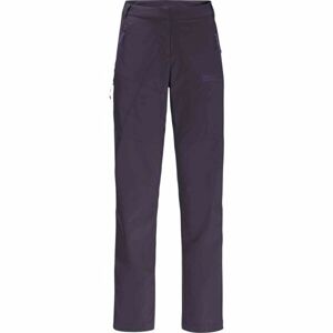 Jack Wolfskin GLASTAL PANTS W Dámske outdoorové nohavice, fialová, veľkosť