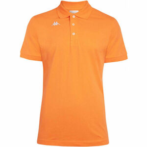 Kappa LOGO DIRK MSS Pánske tričko polo, oranžová, veľkosť XL
