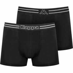 Kappa LOGO ZEN 2PACK Pánske boxerky, čierna, veľkosť S