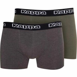 Kappa ZARSON 2PACK Pánske boxerky, tmavo sivá, veľkosť S