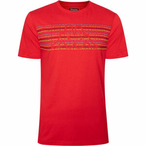 Kappa LOGO BOPER Pánske tričko, červená, veľkosť M