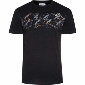 Kappa LOGO CARMES Pánske tričko, čierna, veľkosť M