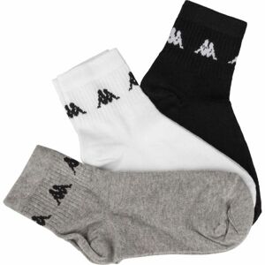 Kappa ZORAZ 3PACK Ponožky, čierna, veľkosť 43 - 46