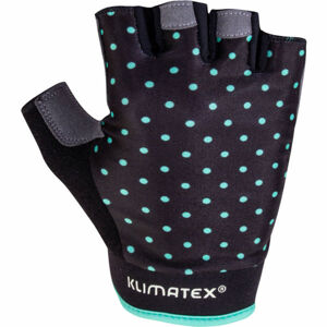 Klimatex TRIXI Dámske cyklistické rukavice, čierna, veľkosť XL