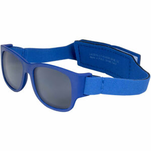 Laceto ELISS Detské slnečné okuliare s nastaviteľným remienkom, modrá, veľkosť os