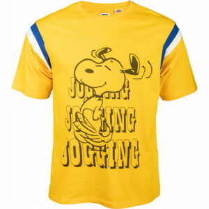 Levi's FOOTBALL TEE Pánske tričko, žltá, veľkosť XS