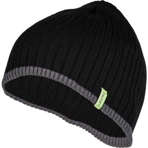 Lewro BOBY Chlapčenská pletená čiapka, čierna, veľkosť 13-15