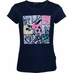 Lewro ROXANA Dievčenské tričko, tmavo modrá, veľkosť 128-134