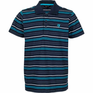 Lewro KERTYS Chlapčenské polo tričko, tmavo modrá, veľkosť 128-134