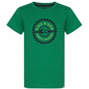 Loap BAJAR Chlapčenské tričko, zelená, veľkosť 112-116