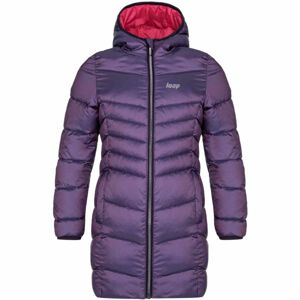 Loap IDUZIE Dievčenský zimný kabát, fialová, veľkosť 134-140