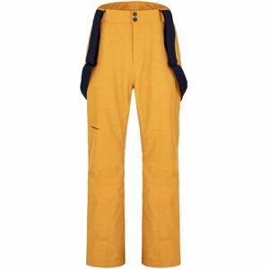 Loap LAWO Pánske lyžiarske nohavice, žltá, veľkosť S