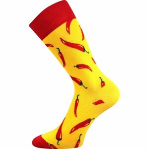 Lonka PAPRIČKY Unisex ponožky, žltá, veľkosť 39 - 42