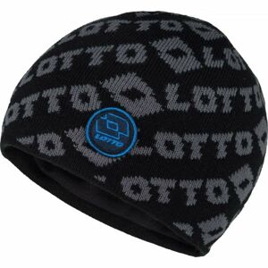 Lotto PETT Chlapčenská pletená čiapka, čierna, veľkosť UNI