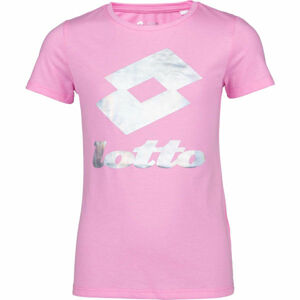 Lotto SMART G TEE JS Dievčenské tričko, ružová, veľkosť XS