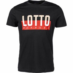 Lotto TEE PRISMA IV JS Pánske tričko, čierna, veľkosť XL