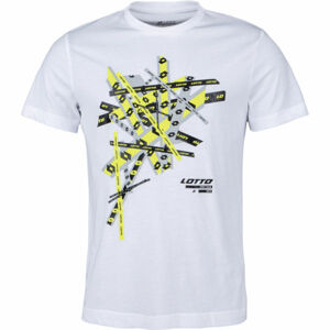 Lotto TEE STRIKE III JS Pánske tričko, biela, veľkosť XL