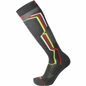 Mico MEDIUM WEIGHT ARGENTO X-STATIC SKI SOCKS Lyžiarske ponožky, tmavo sivá, veľkosť XL