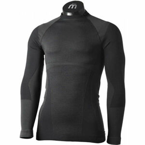 Mico L/SLVS R/NECK SHIRT WARM CONTROL Pánske termo tričko, čierna, veľkosť 4