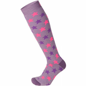 Mico MEDIUM WARM CONTROL K Detské lyžiarske ponožky, fialová, veľkosť XL