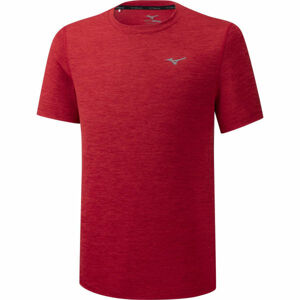 Mizuno IMPULSE CORE TEE Pánske bežecké tričko, červená, veľkosť XXL