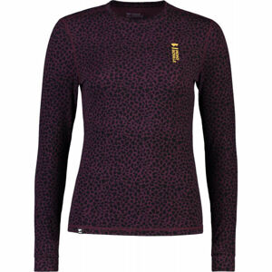 MONS ROYALE CASCADE MERINO FLEX 200 LS W Dámske teplejšie tričko z merino vlny, fialová, veľkosť L