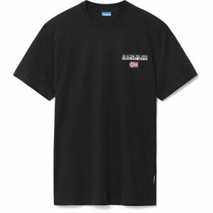 Napapijri S-ICE SS 1 Pánske tričko, čierna, veľkosť S