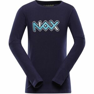 NAX PRALANO Detské bavlnené tričko, tmavo modrá, veľkosť 152-158