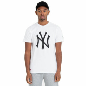 New Era MLB TEAM LOGO TEE NEW YORK YANKEES Pánske tričko, biela, veľkosť XXL
