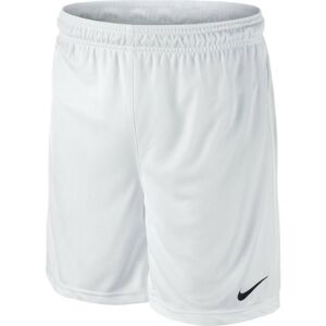 Nike PARK KNIT SHORT YOUTH Detské futbalové trenírky, biela, veľkosť S