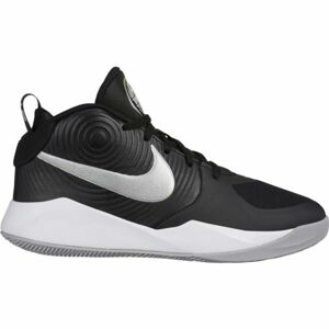 Nike TEAM HUSTLE D9 Detská basketbalová obuv, čierna, veľkosť 35.5